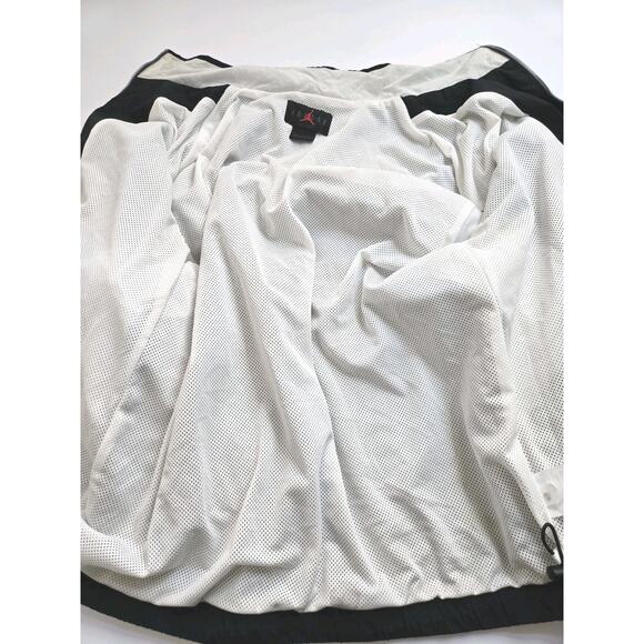 Nike Air Jordan Essentials Warm Up Jacket Men's L Black/White EUC - Picture 9 of 13